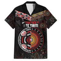 Aotearoa and Australia Indigenous Hawaiian Shirt Stand Together For Te Tiriti