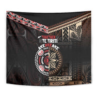 Aotearoa and Samoa Together For Te Tiriti Tapestry Kowhaiwhai Mix Siapo