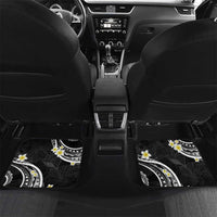 Polynesia Tribal Car Mats Tentacles Plumeria
