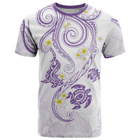 Polynesia Tribal T Shirt Lilac Plumeria Tentacles LT7 Lilac - Polynesian Pride
