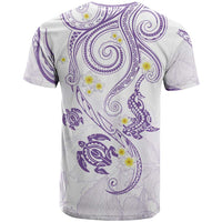Polynesia Tribal T Shirt Lilac Plumeria Tentacles LT7 - Polynesian Pride