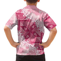 Bula Fiji Plumeria Tagimoucia Salusalu Pink Hawaiian Shirt Kaiviti Masi - Polynesian Pride