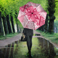 Bula Fiji Plumeria Tagimoucia Salusalu Pink Umbrella Kaiviti Masi LT7 - Polynesian Pride