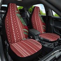 Women's Day Samoa Malu Tattoo Inspired Mix Teuila Car Seat Cover Scarlet