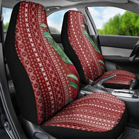 Women's Day Samoa Malu Tattoo Inspired Mix Teuila Car Seat Cover Scarlet