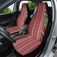 Women's Day Samoa Malu Tattoo Inspired Mix Teuila Car Seat Cover Scarlet