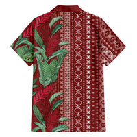 Women's Day Samoa Malu Tattoo Inspired Mix Teuila Family Matching Mermaid Dress and Hawaiian Shirt Scarlet