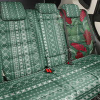 Women's Day Samoa Malu Tattoo Inspired Mix Teuila Back Car Seat Cover Sage Green