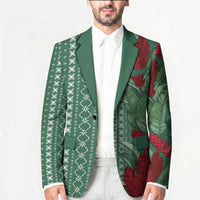 Women's Day Samoa Malu Tattoo Inspired Mix Teuila Blazer Sage Green