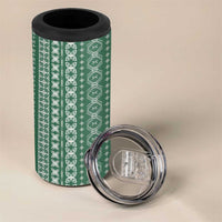 Women's Day Samoa Malu Tattoo Inspired Mix Teuila 4 in 1 Can Cooler Tumbler Sage Green