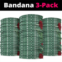 Women's Day Samoa Malu Tattoo Inspired Mix Teuila Neck Gaiter Sage Green