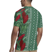 Women's Day Samoa Malu Tattoo Inspired Mix Teuila Rugby Jersey Sage Green