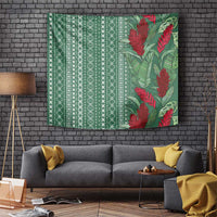 Women's Day Samoa Malu Tattoo Inspired Mix Teuila Tapestry Sage Green