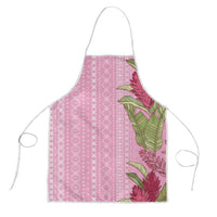 Women's Day Samoa Malu Tattoo Inspired Mix Teuila Apron Rose Pink