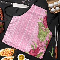 Women's Day Samoa Malu Tattoo Inspired Mix Teuila Apron Rose Pink