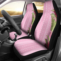 Women's Day Samoa Malu Tattoo Inspired Mix Teuila Car Seat Cover Rose Pink