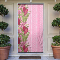 Women's Day Samoa Malu Tattoo Inspired Mix Teuila Door Cover Rose Pink