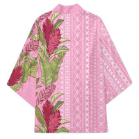 Women's Day Samoa Malu Tattoo Inspired Mix Teuila Kimono Rose Pink