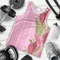 Women's Day Samoa Malu Tattoo Inspired Mix Teuila Men Tank Top Rose Pink