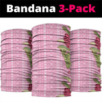 Women's Day Samoa Malu Tattoo Inspired Mix Teuila Neck Gaiter Rose Pink