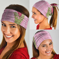 Women's Day Samoa Malu Tattoo Inspired Mix Teuila Neck Gaiter Rose Pink