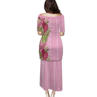 Women's Day Samoa Malu Tattoo Inspired Mix Teuila Puletasi Rose Pink