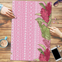 Women's Day Samoa Malu Tattoo Inspired Mix Teuila Puzzle Rose Pink