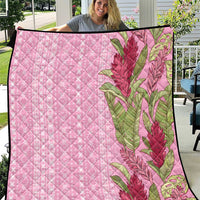 Women's Day Samoa Malu Tattoo Inspired Mix Teuila Quilt Rose Pink