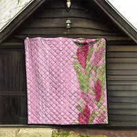 Women's Day Samoa Malu Tattoo Inspired Mix Teuila Quilt Rose Pink