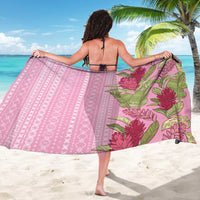 Women's Day Samoa Malu Tattoo Inspired Mix Teuila Sarong Rose Pink