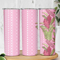 Women's Day Samoa Malu Tattoo Inspired Mix Teuila Skinny Tumbler Rose Pink