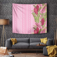 Women's Day Samoa Malu Tattoo Inspired Mix Teuila Tapestry Rose Pink