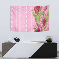 Women's Day Samoa Malu Tattoo Inspired Mix Teuila Tapestry Rose Pink