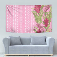Women's Day Samoa Malu Tattoo Inspired Mix Teuila Tapestry Rose Pink