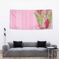 Women's Day Samoa Malu Tattoo Inspired Mix Teuila Tapestry Rose Pink