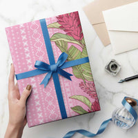 Women's Day Samoa Malu Tattoo Inspired Mix Teuila Wrapping Paper Rose Pink