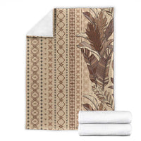 Women's Day Samoa Malu Tattoo Inspired Mix Teuila Blanket Vintage Tapa