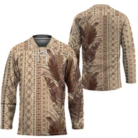 Women's Day Samoa Malu Tattoo Inspired Mix Teuila Hockey Jersey Vintage Tapa