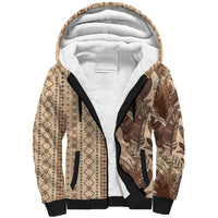 Women's Day Samoa Malu Tattoo Inspired Mix Teuila Sherpa Hoodie Vintage Tapa