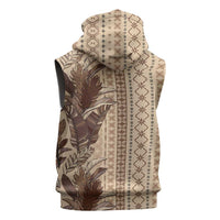 Women's Day Samoa Malu Tattoo Inspired Mix Teuila Sleeveless Hoodie Vintage Tapa LT7 - Polynesian Pride