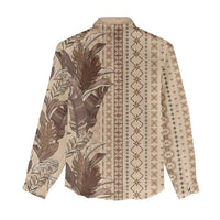 Women's Day Samoa Malu Tattoo Inspired Mix Teuila Women Casual Shirt Vintage Tapa LT7 - Polynesian Pride