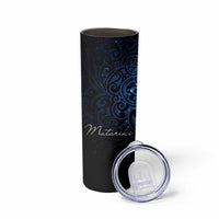 Maori Matariki Skinny Tumbler Landscape Styled Fern - Galaxy LT7 - Polynesian Pride