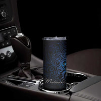 Maori Matariki Skinny Tumbler Landscape Styled Fern - Galaxy LT7 - Polynesian Pride