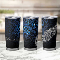 Maori Matariki Tumbler Cup Landscape Styled Fern - Galaxy LT7 - Polynesian Pride