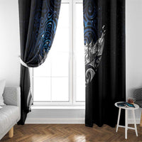 Maori Matariki Window Curtain Landscape Styled Fern - Galaxy LT7 - Polynesian Pride