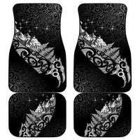 Maori Matariki Car Mats Landscape Styled Fern - Monochrome