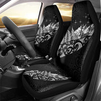 Maori Matariki Car Seat Cover Landscape Styled Fern - Monochrome