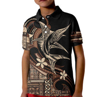 Samoa Manuia le Aso Tuto'atasi Kid Polo Shirt Siapo Mamanu Mix Tatau Marlin
