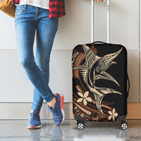 Samoa Manuia le Aso Tuto'atasi Luggage Cover Siapo Mamanu Mix Tatau Marlin LT7 - Polynesian Pride
