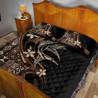 Samoa Manuia le Aso Tuto'atasi Quilt Bed Set Siapo Mamanu Mix Tatau Marlin